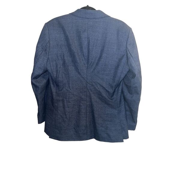 ✨K Kimmy Custom Tailor Navy & Brown Paisley Blazer✨ - Picture 3 of 10